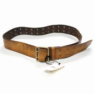 RRL ֥륢륨 COWHIDE TUMBLED LEATHER BELT  쥶٥ 34 ֥饦