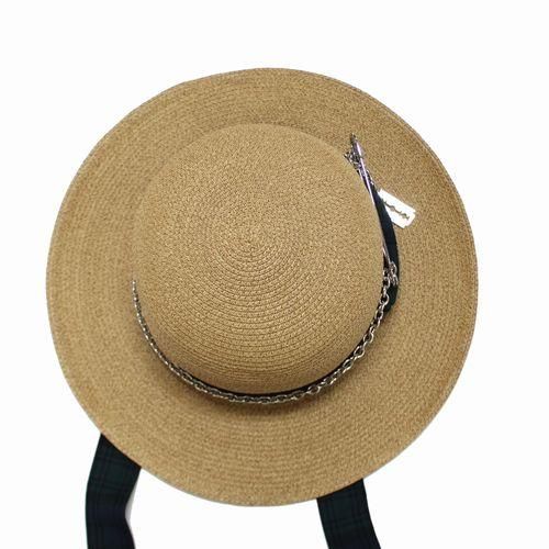 KIDILL × CA4LA 23SS STRAW BOWLER HAT ストローハット ベージュ