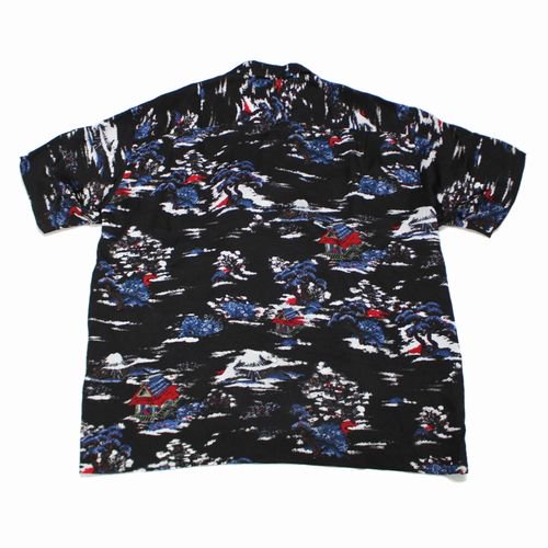 DAIRIKU ダイリク 24SS CLIFF ALOHA SHIRT アロハシャツ M ブラック -  ブランド古着買取・販売unstitchオンラインショップ