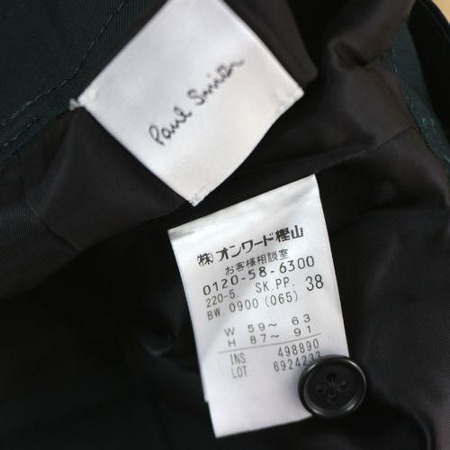 Paul Smith ポールスミス ウールギャバジン ハイウエスト