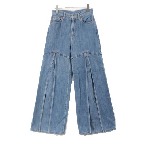 kotohayokozawa コトハヨコザワ 22AW LAYERED DENIM PANTS レイヤードデニムパンツ M インディゴ -  ブランド古着買取・販売unstitchオンラインショップ