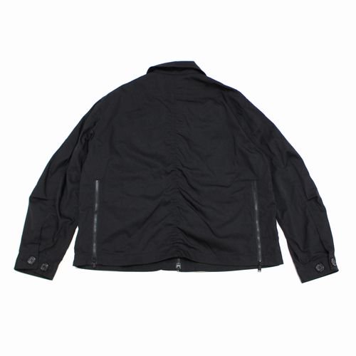 UNDERCOVER アンダーカバー 24SS NyツイルパッカリングZIPブルゾン 3 ブラック -  ブランド古着買取・販売unstitchオンラインショップ