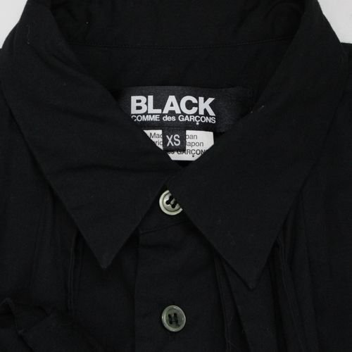 BLACK COMME des GARCONS ブラック コム デ ギャルソン 16AW フラワー シャツ XS ブラック -  ブランド古着買取・販売unstitchオンラインショップ