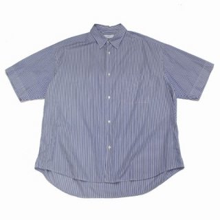 Graphpaper եڡѡ 22SS Broad Stripe S/S Oversized Regular Collar Shirt Ⱦµȥ饤ץ