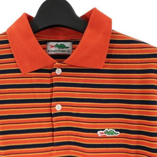 Braggin'Dragon × TheThree Robbers 21SS POLO SHIRT HOLIZONTAL