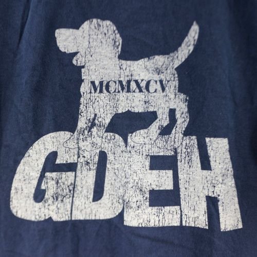 GOODENOUGH グッドイナフ 15AW GDEH DOG TEE Tシャツ M ネイビー -  ブランド古着買取・販売unstitchオンラインショップ