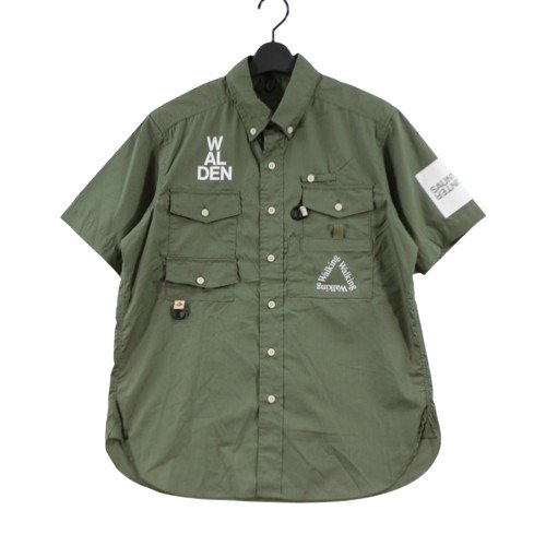 Mountain Research マウンテンリサーチ 20SS Fishermans Shirt S/S 半袖シャツ M カーキ - ブランド古着 買取・販売unstitchオンラインショップ