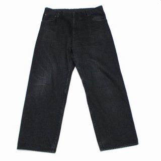 SUNSEA 󥷡 20AW SUNSEA's BIG DENIM PANTS-BK 󥷡 ӥå ǥ˥ѥ 3 ֥å