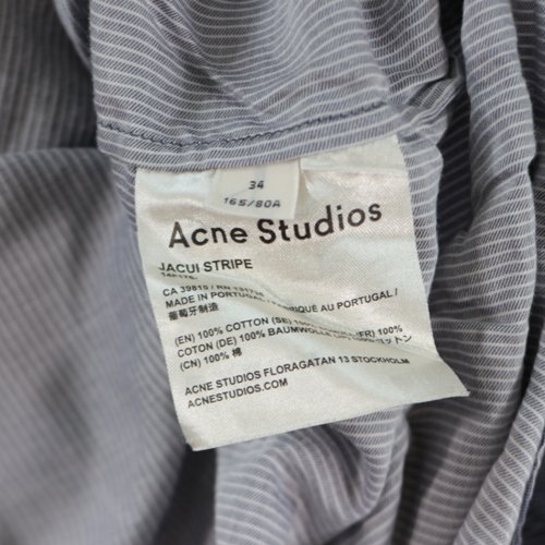 acne studios 人気 シャツ ワンピース