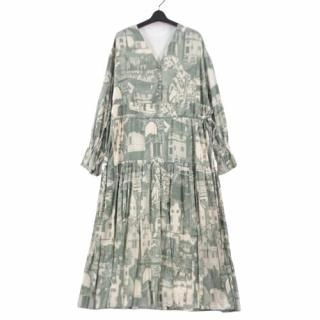 AMERI ����� TOWN VOLUME GATHER DRESS ���ԡ��� M ���꡼��
