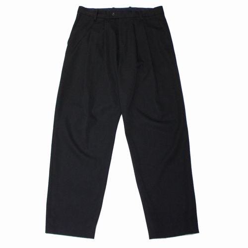 stein シュタイン 20SS WIDE TAPERED TROUSERS ワイド テーパード スラックス パンツ M ブラック -  ブランド古着買取・販売unstitchオンラインショップ