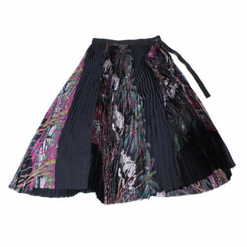 sacai × SUNSURF 20SS Diamond Head Pleated Skirt 3 ネイビー -  ブランド古着買取・販売unstitchオンラインショップ