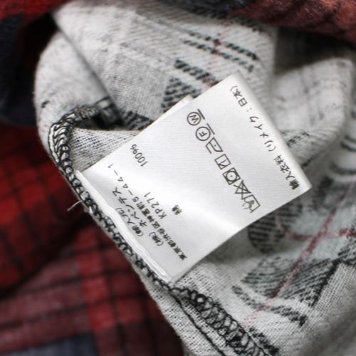 Rebuild by Needles リビルド バイ ニードルス 22SS 7 Cuts Flannel Shirt 7カットフランネルシャツ MIX  - ブランド古着買取・販売unstitchオンラインショップ