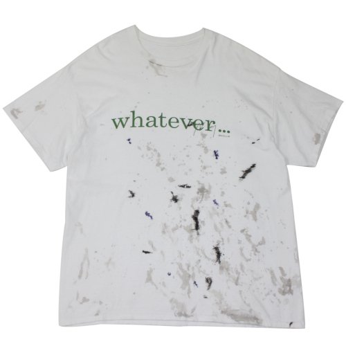 ANCELLM アンセルム 23SS WHATEVER T-SHIRT Tシャツ ホワイト - ブランド古着買取・販売unstitchオンラインショップ