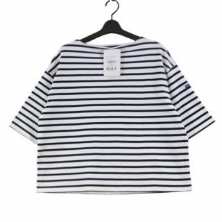 SAINTJAMES ����ȥ������ॹ 20JC TEE LOOSE R OUESSANT LOOSE BORDER  �롼�� �ܡ����� Ⱦµ T�����