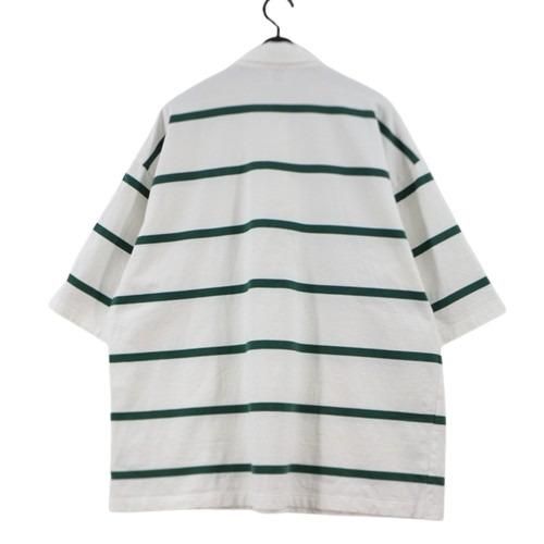 6(ROKU) ロク 22SS RUGGER SHIRT BIG ラガーシャツ グリーン