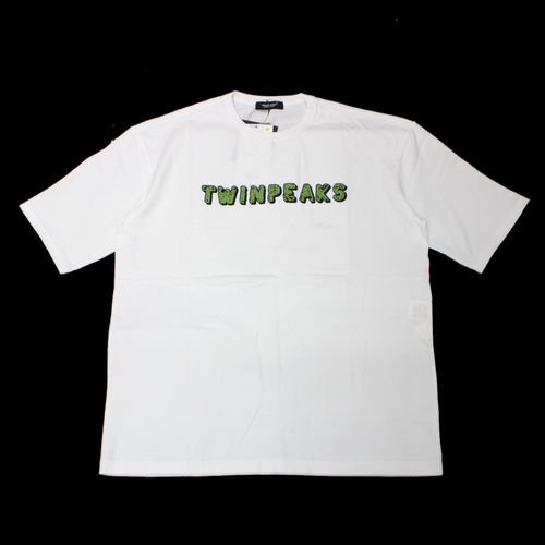 UNDERCOVER アンダーカバー 24AW ワイドTEE TWIN PEAKS ジャガードパッチ Tシャツ 3 ホワイト -  ブランド古着買取・販売unstitchオンラインショップ