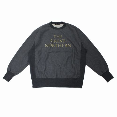 UNDERCOVER アンダーカバー 24AW Twin Peaks 脇リブスウェット THE GREAT NORTHERN 3 ヘザーチャコール -  ブランド古着買取・販売unstitchオンラインショップ