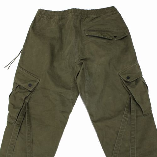 MAHARISHI マハリシ CARGO TRACK PANTS カーゴトラックパンツ S カーキ -  ブランド古着買取・販売unstitchオンラインショップ