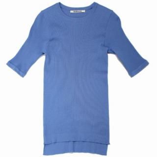AURALEE ������꡼ 23SS GIZA HIGH GAUGE RIB KNIT TEE T����� 1 �֥롼