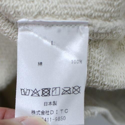 トップス BOWWOW PEACE SWEAT NATURAL XL トップス BOWWOW PEACE SWEAT NATURAL XL BOWWOW PEACE SWEAT