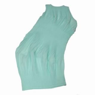 極美品 13SS⭐️プリーツプリーズ シングルジャケット ブルー 3サイズ 大きいサイズ メンズ B＆T CLUB (ビーアンドティークラブ) 無地