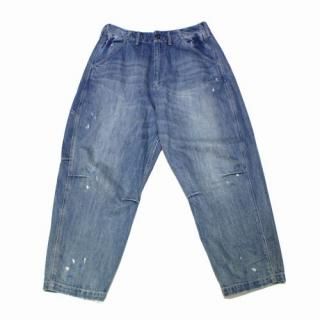 LIBERAIDERS ٥쥤 24SS STAMPED DENIM SARROUEL PANTS ǥ˥ѥ M ǥ