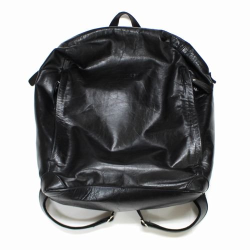 m0851 エムゼロエイトファイブワン ANILINE RETRO BACKPACK レトロ バックパック ブラック -  ブランド古着買取・販売unstitchオンラインショップ