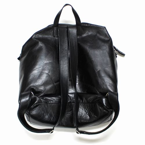 m0851 エムゼロエイトファイブワン ANILINE RETRO BACKPACK レトロ バックパック ブラック -  ブランド古着買取・販売unstitchオンラインショップ