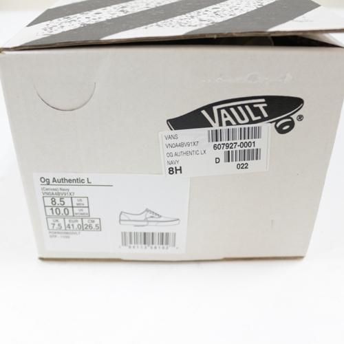 新同24VANS VAULT OG AUTHENTIC LUX ヴァンズ ボルト