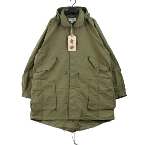 SASSAFRAS ササフラス 22SS Digs Crew Coat Cotton Nylon Oxford ディグスクルーコート L カーキ -  ブランド古着買取・販売unstitchオンラインショップ