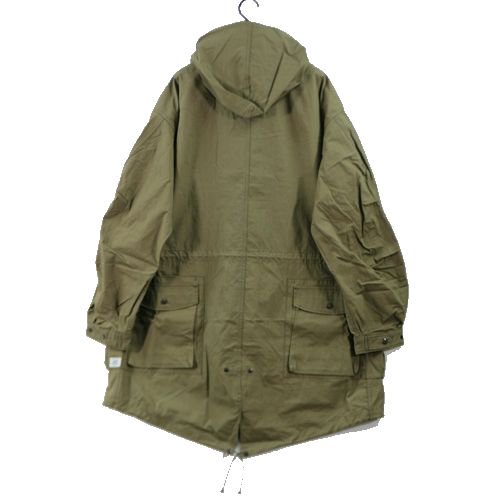 SASSAFRAS ササフラス 22SS Digs Crew Coat Cotton Nylon Oxford ディグスクルーコート L カーキ -  ブランド古着買取・販売unstitchオンラインショップ