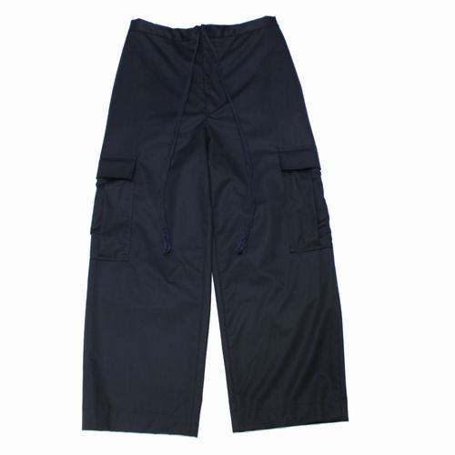 AURALEE オーラリー 23AW SUPER FINE WOOL TWILL FIELD PANTS カーゴパンツ 0 ネイビー -  ブランド古着買取・販売unstitchオンラインショップ