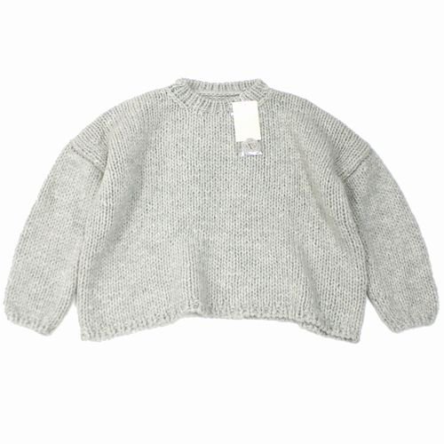 TORICI トリチ 手編み AIRセーター ニット F ライトグレー - ブランド古着買取・販売unstitchオンラインショップ