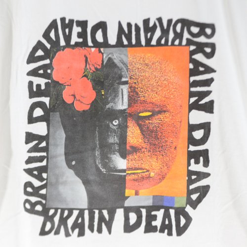 BRAINDEAD ブレインデッド コラージュ Tシャツ M ホワイト - ブランド古着買取・販売unstitchオンラインショップ