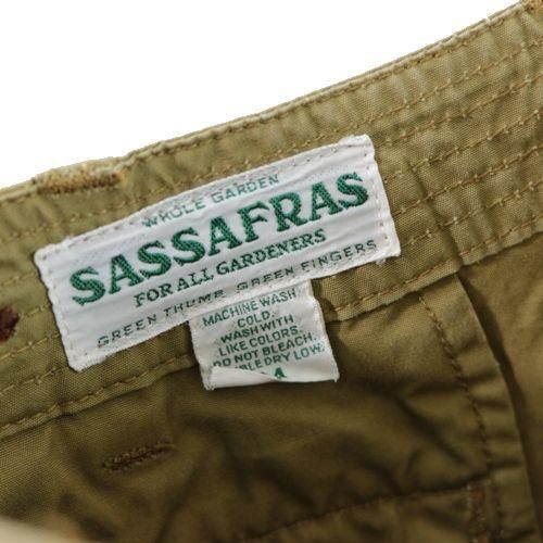 SASSAFRAS ササフラス 21SS Overgrown Pants 1/2 オーバーグロー