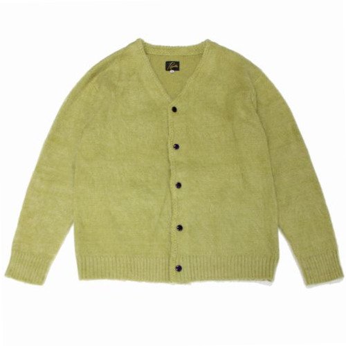 Needles ニードルス 23AW Foremost 別注 MOHAIR CARDIGAN EXCLUSIVE モヘアカーディガン M カーキ -  ブランド古着買取・販売unstitchオンラインショップ