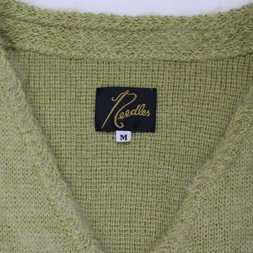 Needles ニードルス 23AW Foremost 別注 MOHAIR CARDIGAN EXCLUSIVE モヘアカーディガン M カーキ -  ブランド古着買取・販売unstitchオンラインショップ