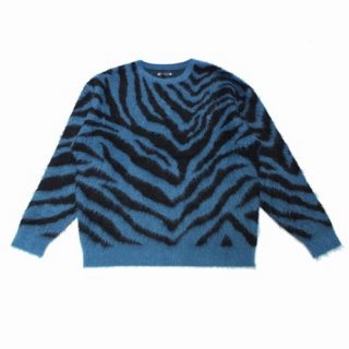 MINEDENIM ޥǥ˥ 23AW Zebra Mohair Knit Crewneck Pullover  3 ֥롼ߥ֥å