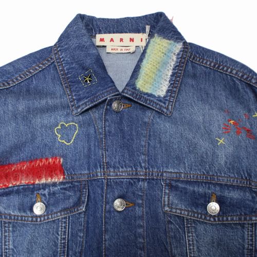 MARNI マルニ 24SS DENIM JAKET デニムジャケット 38 インディゴ - ブランド古着買取・販売unstitchオンラインショップ