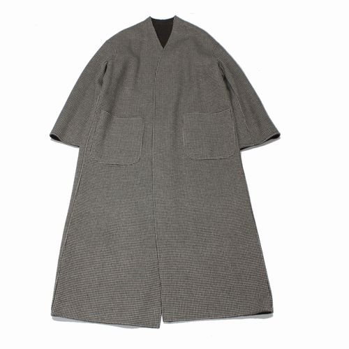 Steven Alan スティーブン アラン 21AW Reversible Coat ストール付き リバーシブル ノーカラー コート M -  ブランド古着買取・販売unstitchオンラインショップ