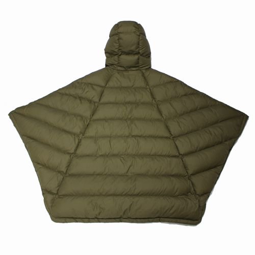 THE NORTH FACE ノース フェイス Pillowcho ピローチョ ダウンポンチョ L カーキ -  ブランド古着買取・販売unstitchオンラインショップ