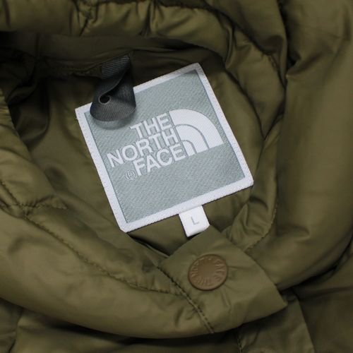 THE NORTH FACE ノース フェイス Pillowcho ピローチョ ダウンポンチョ L カーキ -  ブランド古着買取・販売unstitchオンラインショップ