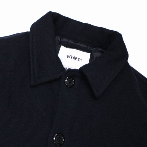 WTAPS ダブルタップス 21AW WCPO 01 JACKET / WONY. MELTON ジャケット 02（M) ネイビー -  ブランド古着買取・販売unstitchオンラインショップ