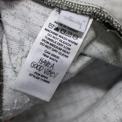 STUSSY ステューシー 24SS Big Ol Jeans Canvas Needle Punch
