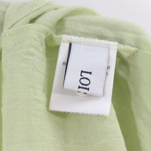 【美品】LOISIR ロワズィール　グランジローンピンタックブラウス　BIGI LOISIR ロワズィール 23SS グランジローンピンタックブラウス