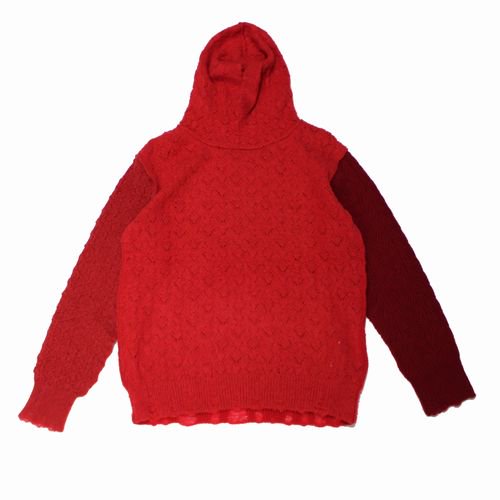 tao タオ 23AW ニットパーカー S レッド - ブランド古着買取・販売unstitchオンラインショップ