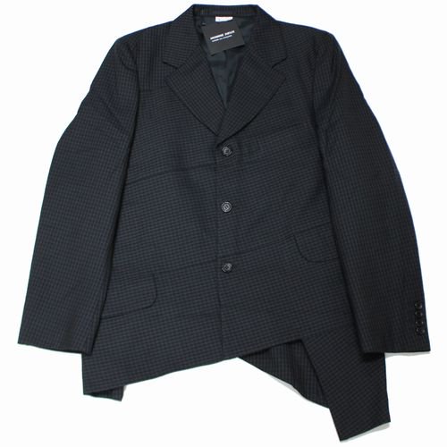 COMME des GARCONS HOMME DEUX コムデギャルソンオムドゥー 23AW 螺旋 ねじれ ジャケット M ブラック系 - ブランド 古着買取・販売unstitchオンラインショップ