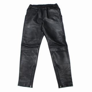 SUNSEA 󥷡18AW LEATHER FLEA MARKET PANTS 쥶ե꡼ޡåȥѥ 2 ֥å