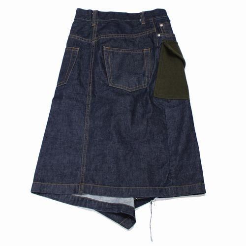 sacai サカイ 19AW Denim Skirt デニムスカート 1 インディゴ